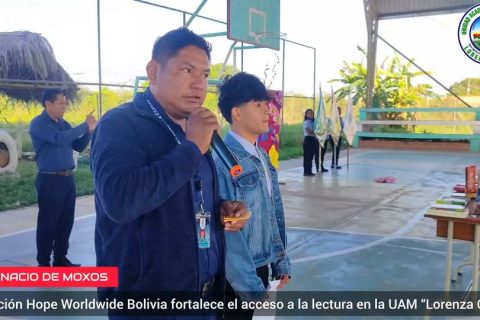Fundación HOPE Worldwide Bolivia fortalece el acceso a la lectura en la UAM “Lorenza Congo”