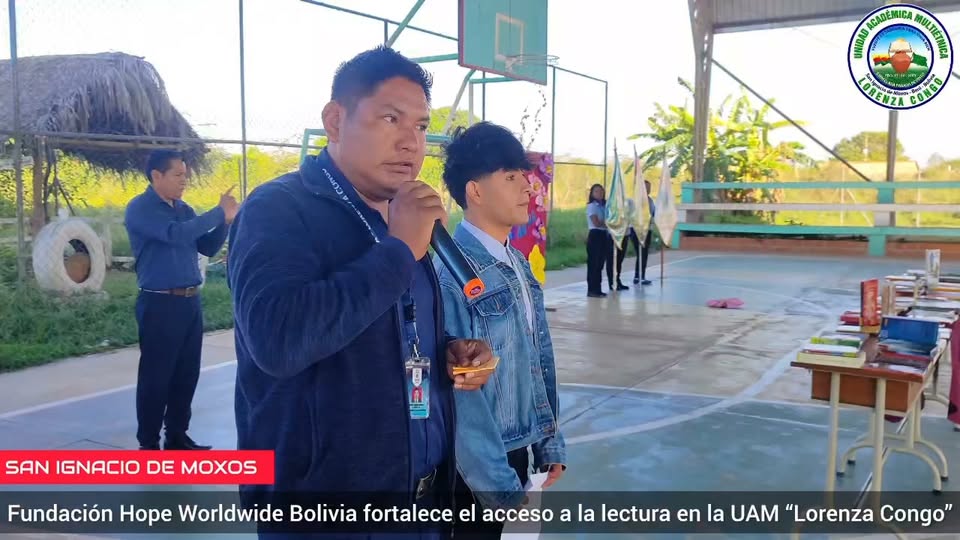Fundación HOPE Worldwide Bolivia fortalece el acceso a la lectura en la UAM “Lorenza Congo”